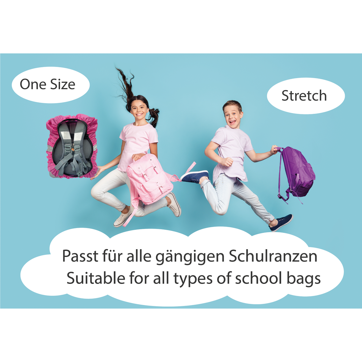 Kinderen kleurverandering de bescherming van de tas - eenhoorn