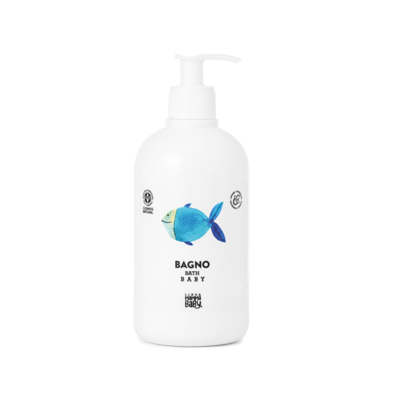 Linea Mamma Baby Milde Bad- & Wasgel – COSMOS Natural | 500 ml | 6/12
