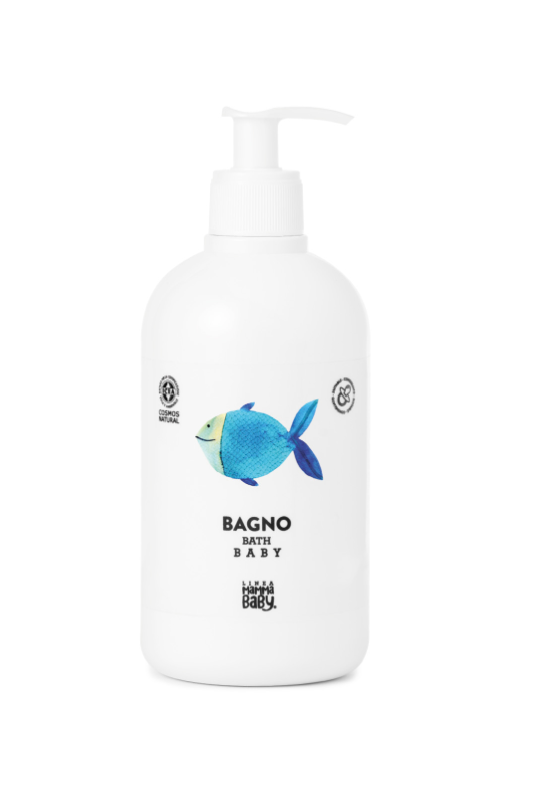 Linea Mamma Baby Milde Bad- & Wasgel – COSMOS Natural | 500 ml | 6/12