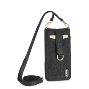Victoria Crossbody iPhone X/Xs Leather Wallet Case, Fashionable Bumper for Cards and Cash