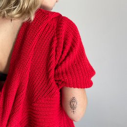 Tijdelijke tattoo: Grafische Wolf