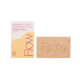 Marigold shampoo bar for normal and curly hair. Made with natural ingredients, this shampoo bar is suitable for all hair types and helps cleanse and nourish the hair.