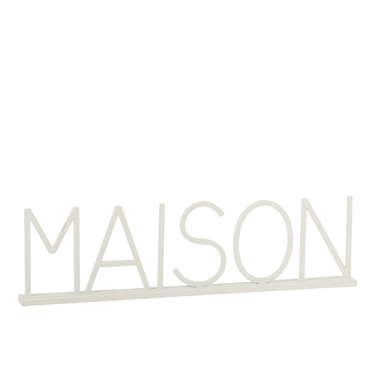 J-Line Dekoration Maison – Metall – Weiß