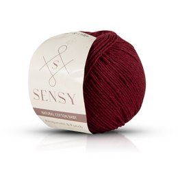 Sensy Premium Natural Baby Cotton 100% filato di cotone morbido per lavoro a maglia e uncinetto Amigurumi