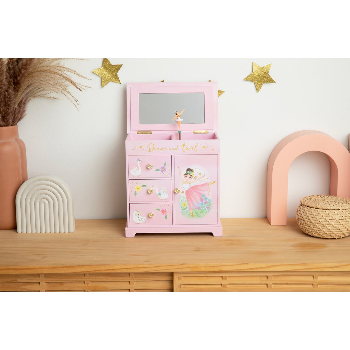 Spieluhr Jewels – Spinning Ballerina – Schwanensee