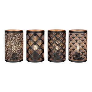 Nata Lantern LED Display - Lantern LED Display, black/copper, 60 pcs.