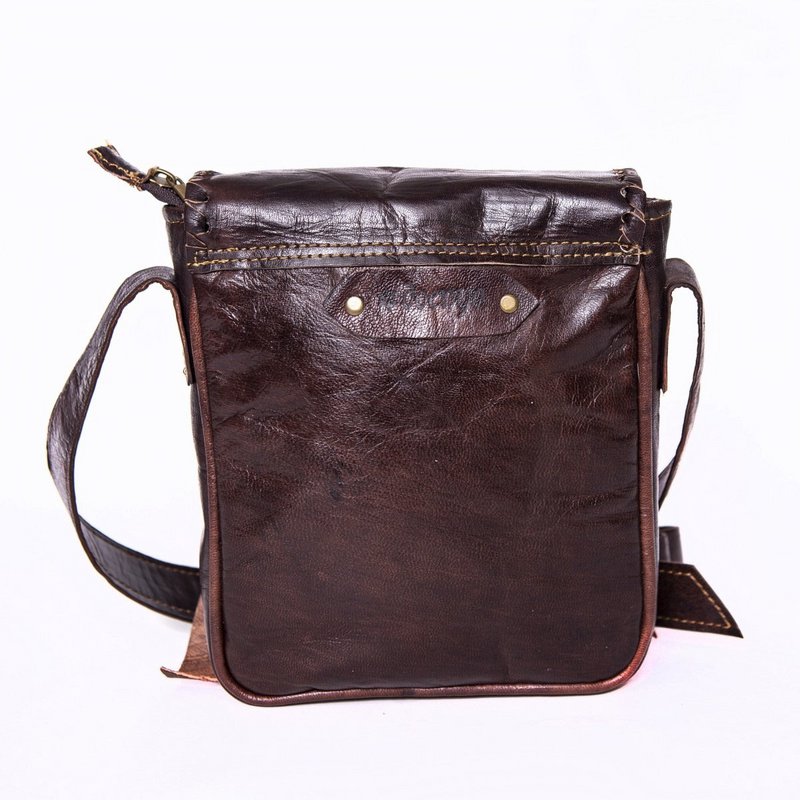 Leather bag 'Qabli'