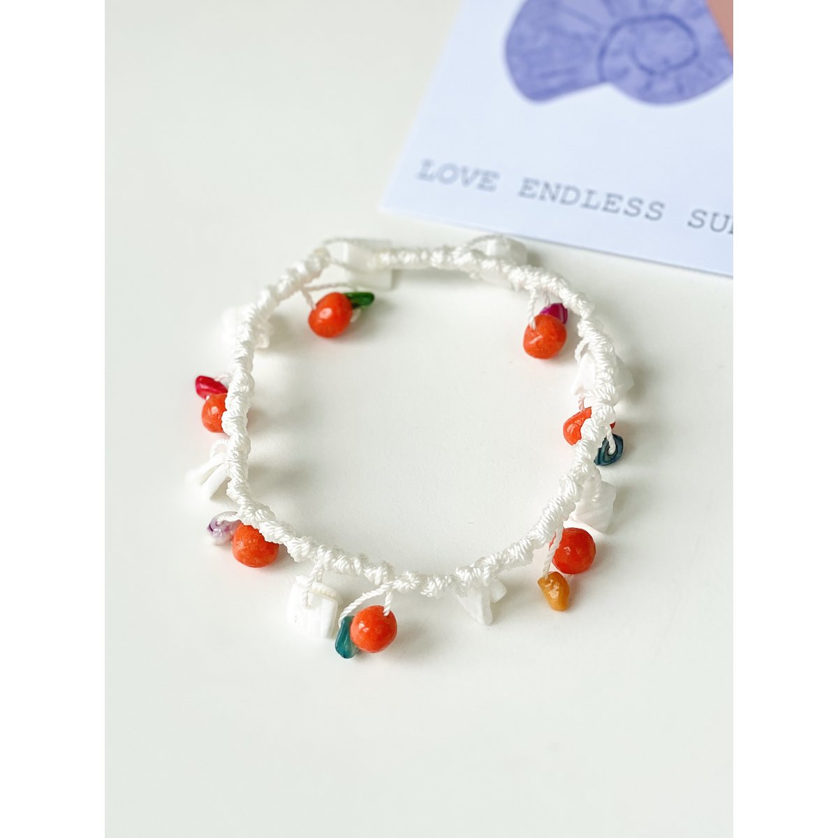 Beach style FSC kaart met enkelbandje