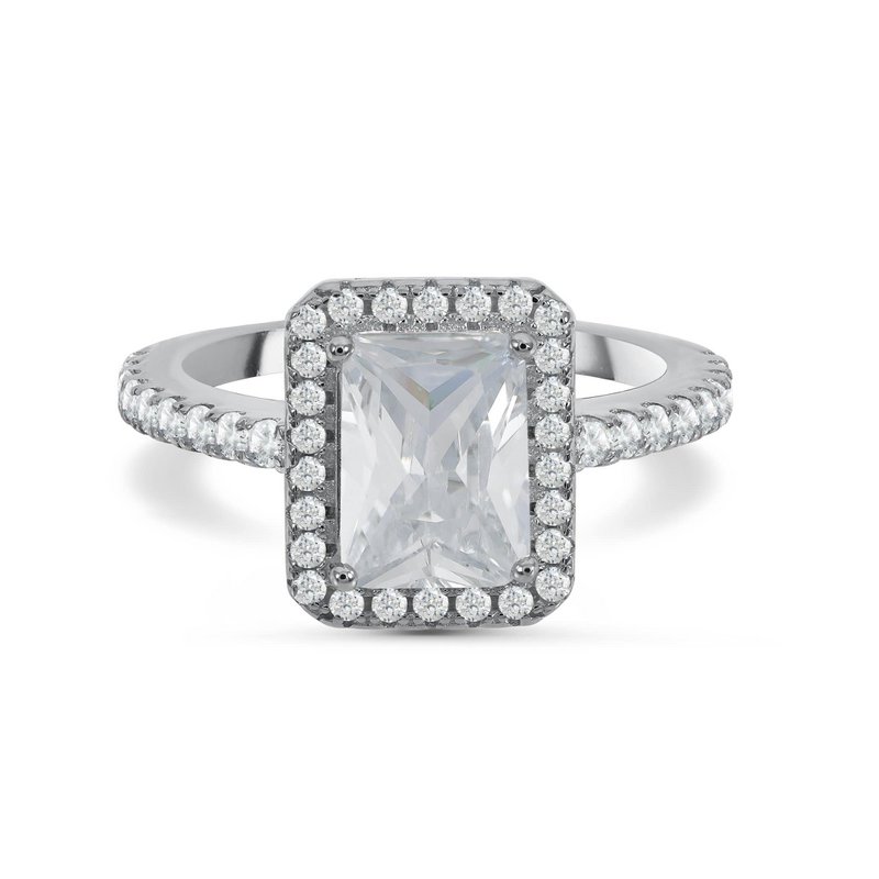 Silver Rectangle Ring