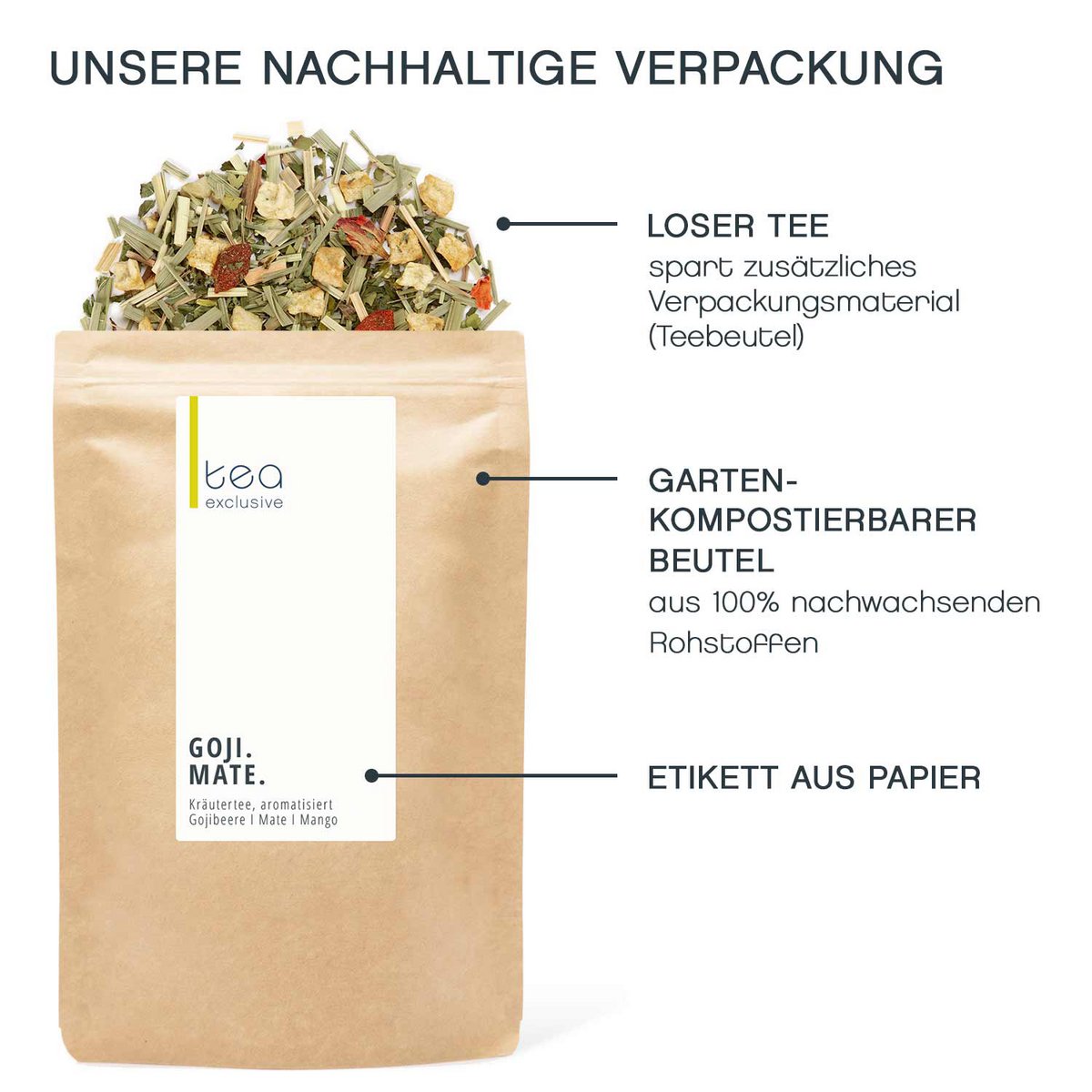 Goji Mate, kruidenthee, 100 g