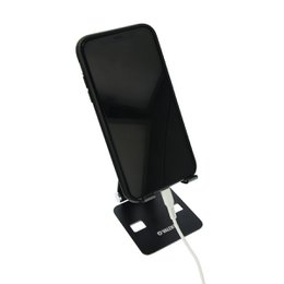 Telefonholder Foldbar Alu Sort