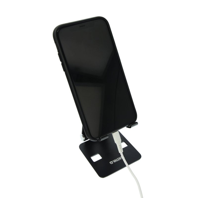 Telefonholder Foldbar Alu Sort