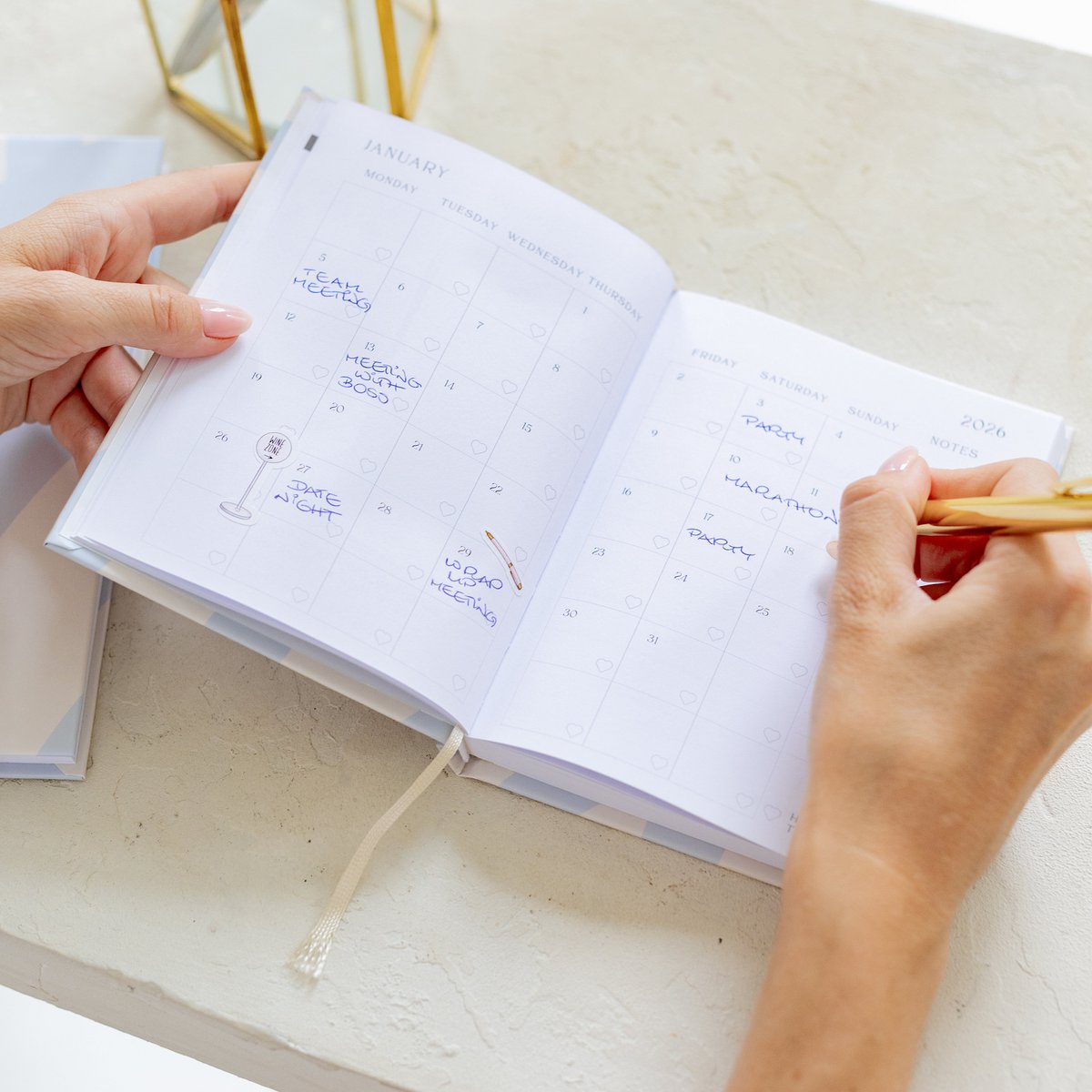 Hardback A6 Planner 2026 Eden Garden