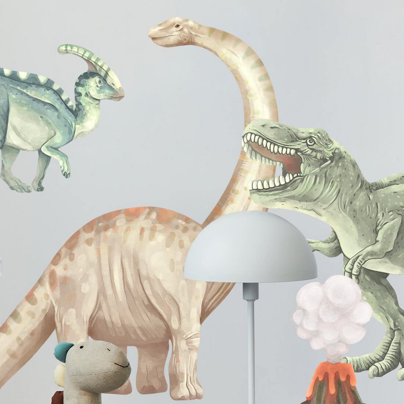Vægklistermærke | Dinosaurer I