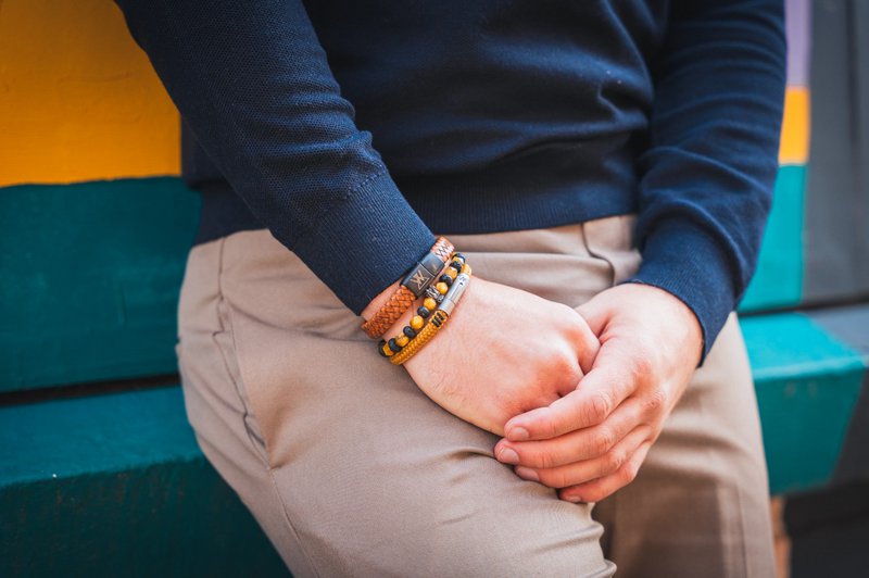 Læderarmbånd 12mm - Med kollektion