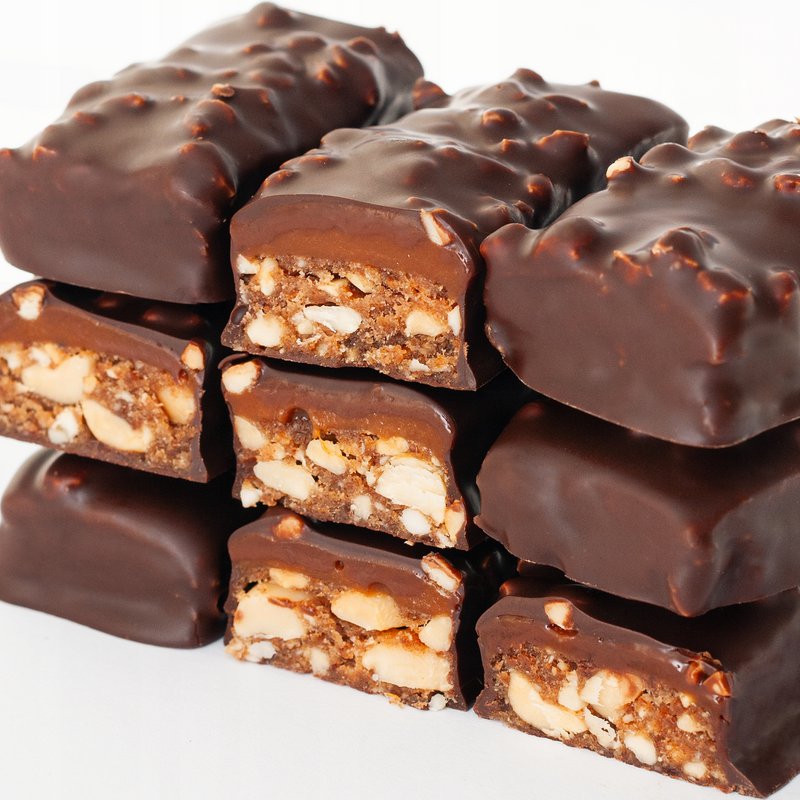 Veganer glutenfreier Bar "Erdnuss + Karamell" 45G