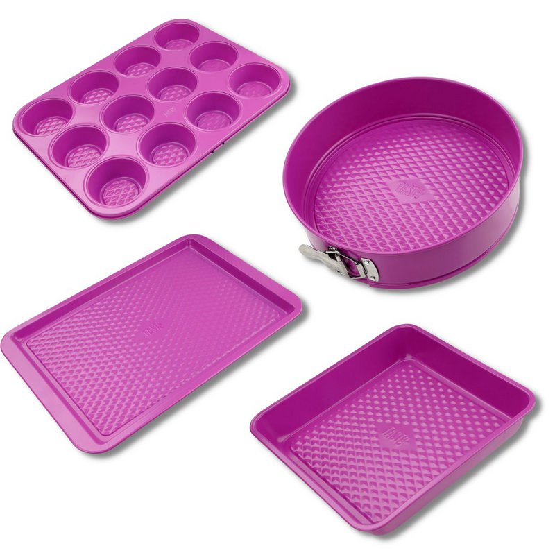 Sæt med 4 fuchsia Tasty Patisserie forme