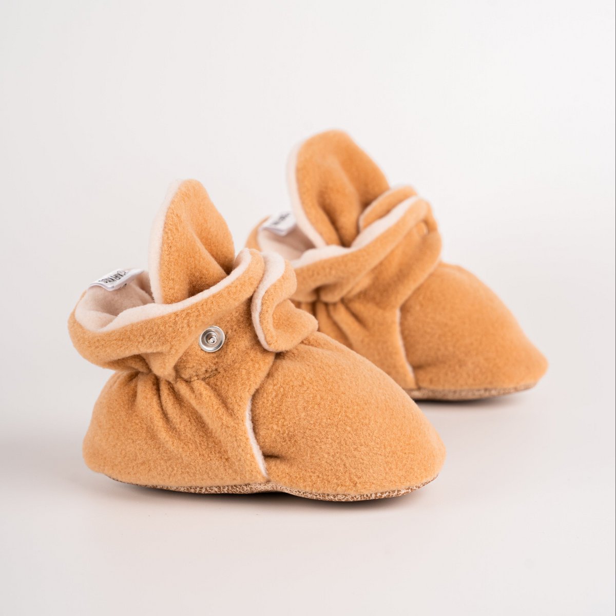 Baby Booties - Camel