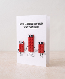 Father's Day Postal Card – Building Brick