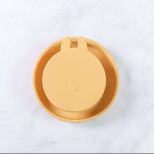 Conjunto Prato Silicone Com Ventosa Mostarda