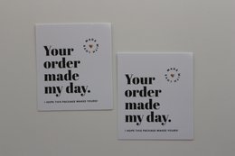 Kaartje - Your order made my day