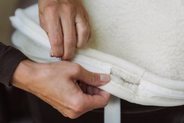 Baby footmuff for car seat or maxi-cosi - Merino wool
