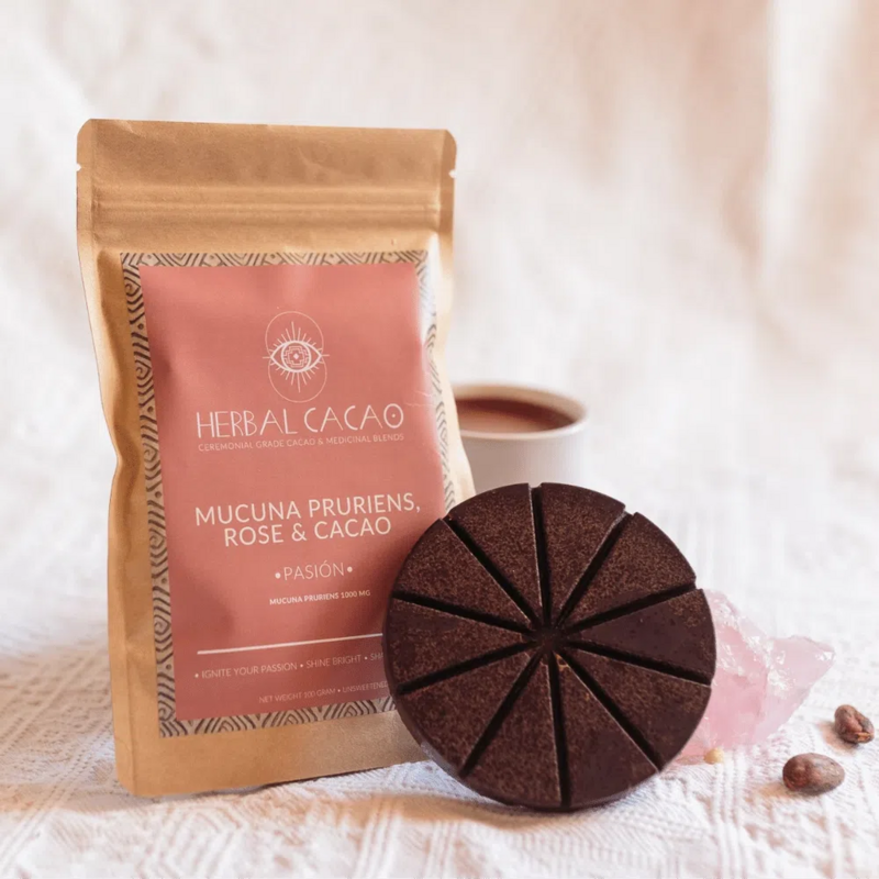 Rose & Ceremonial Cacao | Pasión (10 pieces)