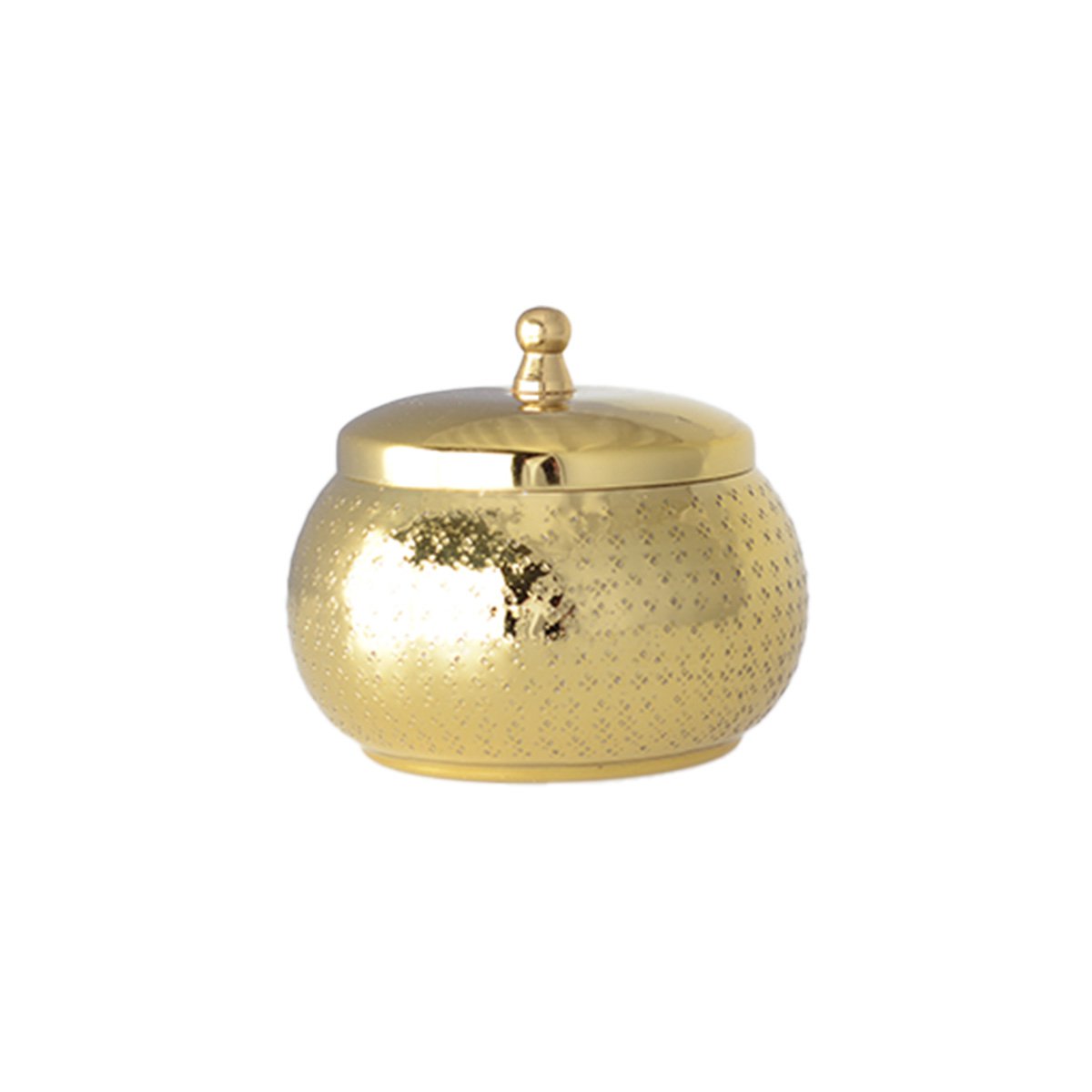 Large model golden round candle