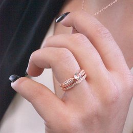 Kejserinde Ring - Rose guld og krystal