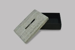Tissue Box Cover | Håndvævet Ghicha silkemønster | 24x14 cm