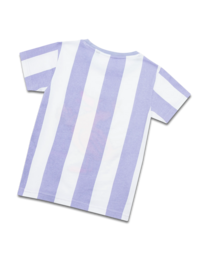 koaa – The Duck Ice Cream Stripes – T-Shirt blanc/violet