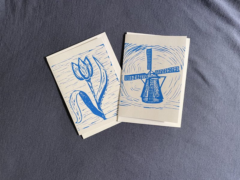 Dutch Blue Greeting Cards