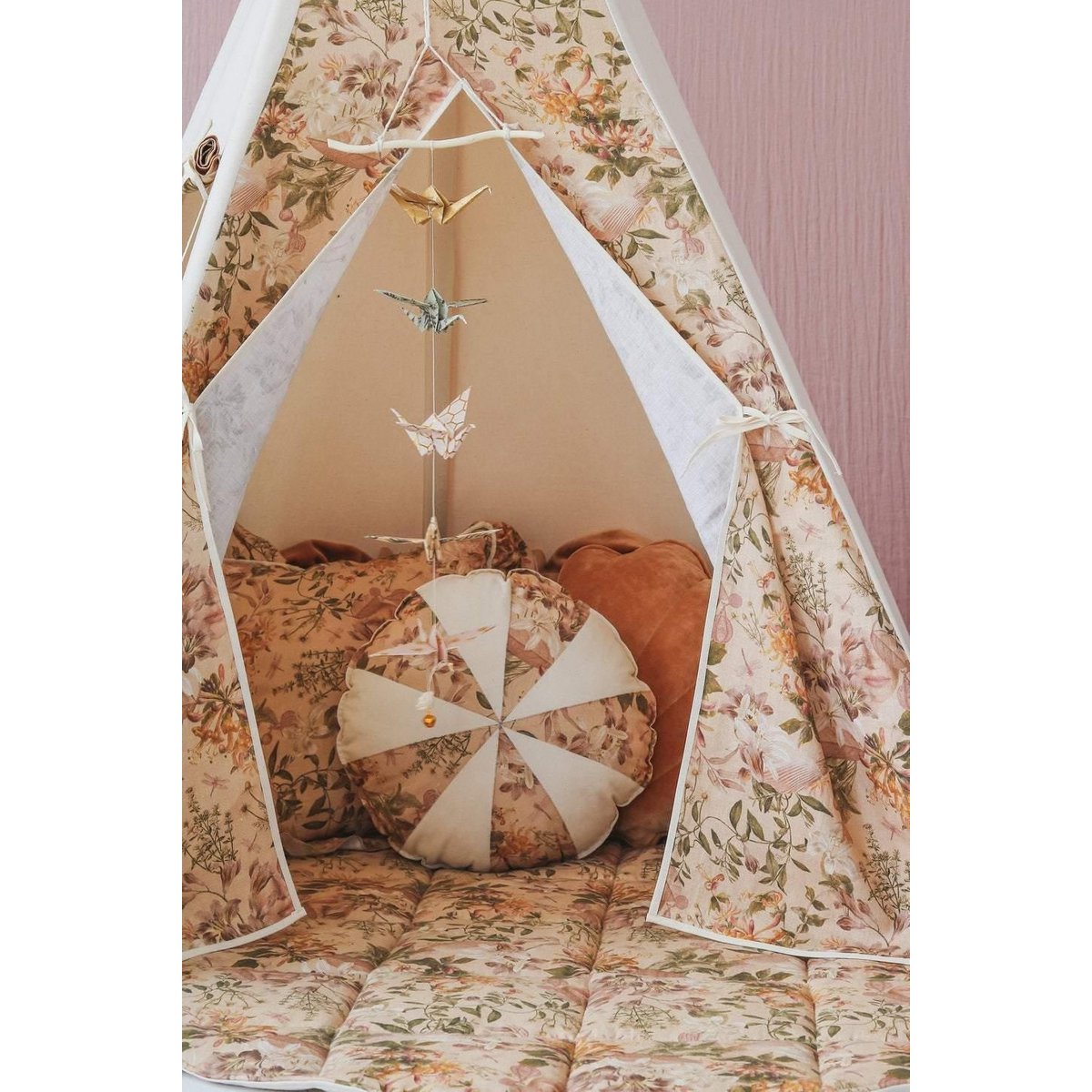 “Gold Bee” Origami Nursery Mobile