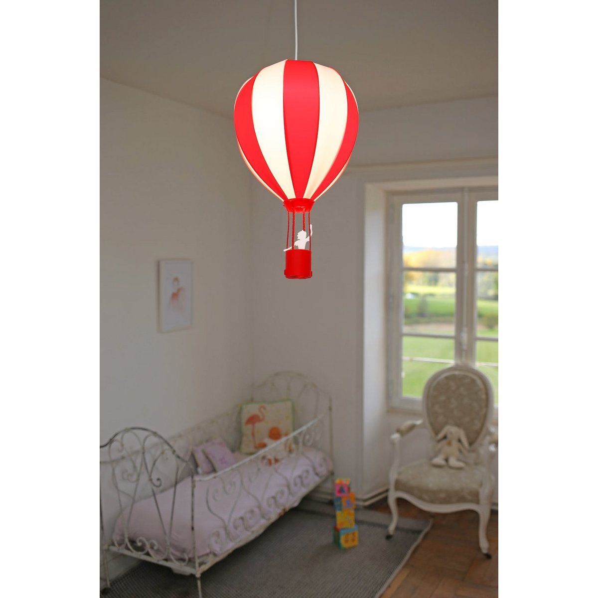 LAMPA WISZĄCA DZIECI CZERWONY BALON