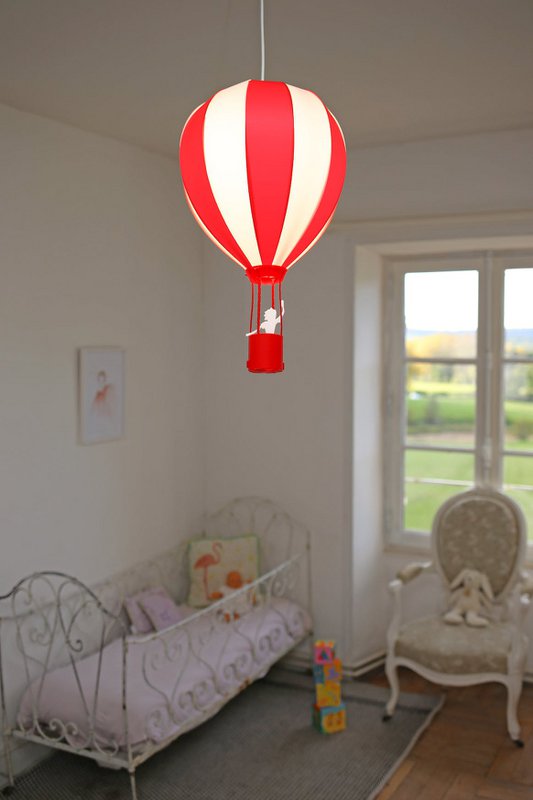 PALLONCINO ROSSO PER BAMBINI DELLA LAMPADA A SOSPENSIONE