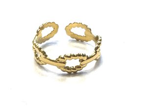 Ring edited Schakel Hermes Style Gold