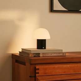 Yannick Black Trådløs Bordlampe