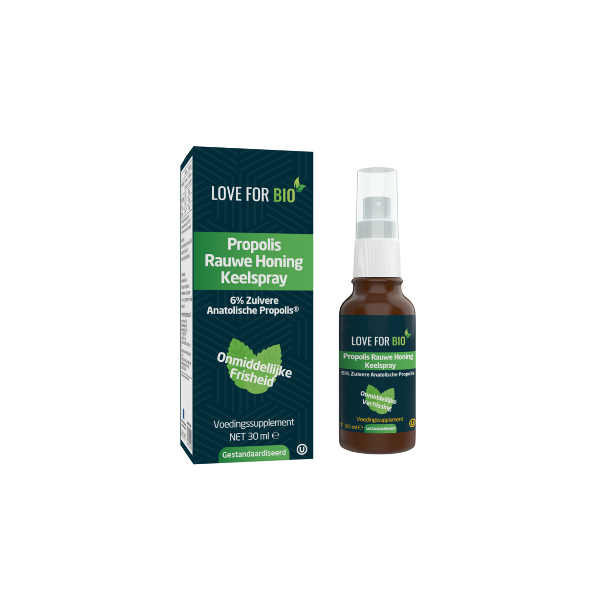 Love For Bio | Propolis Raw Honey Throat Spray – 6% Pure Anatolian Propolis