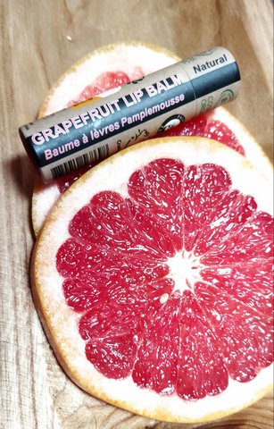 Bio-Grapefruit-Lippenbalsam 15 ml – ein Stück