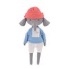 Cotton Soft Toy, Cotti Motti - Ali The Elephant: Blue Sweatshirt + Bonus Mermaid Tale (30 cm)