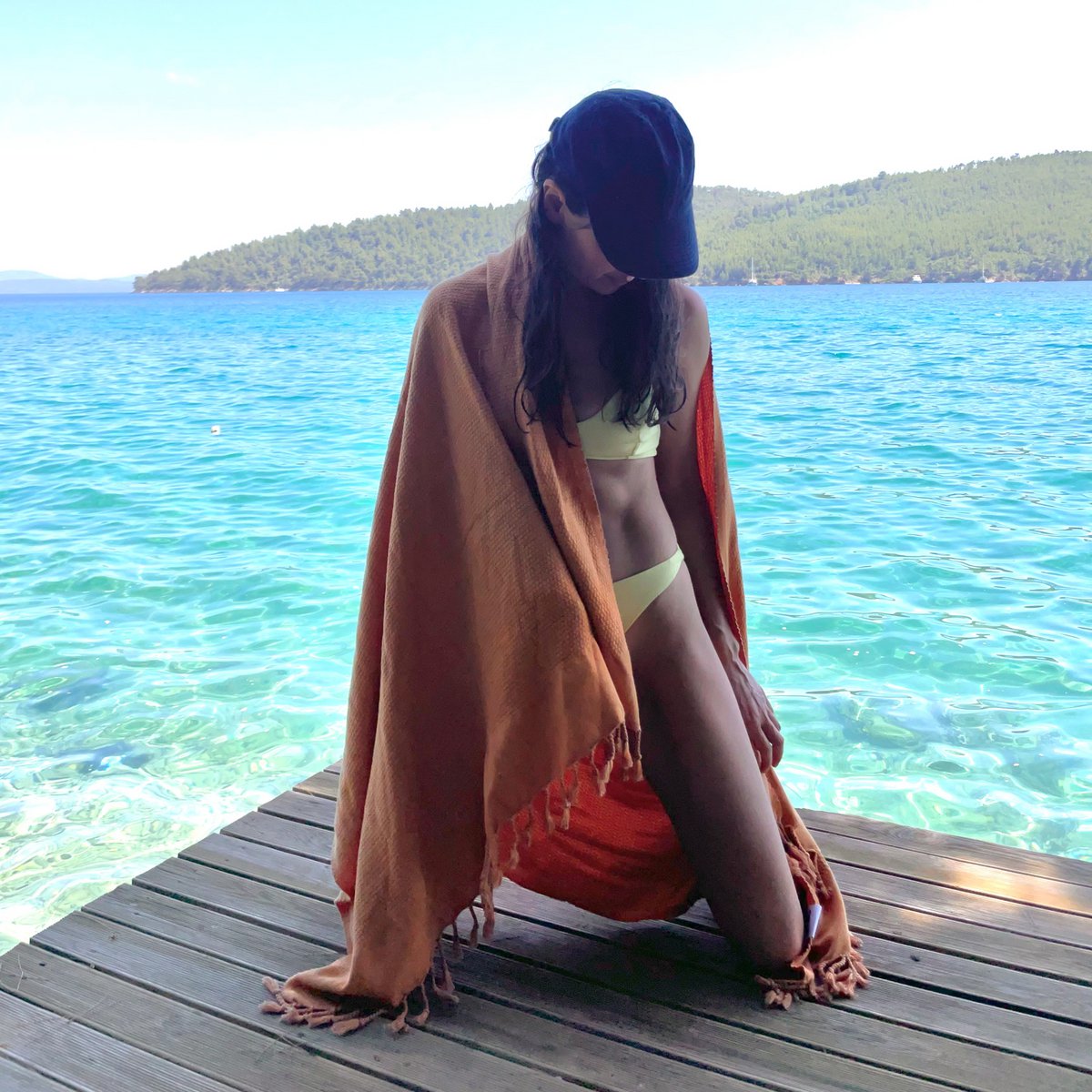COCO Stonewashed Turkish Towel - thick and soft for your best self care routine