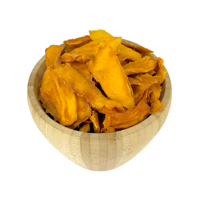 Getrocknete Bio-Mango in loser Schüttung