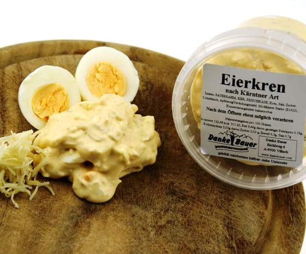 Eiaufstrich mit Sahnekren (Sahnemeerrettich) 250g