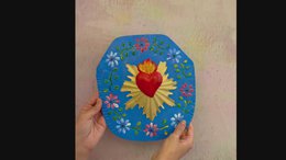 Placca Floreale Ex Voto