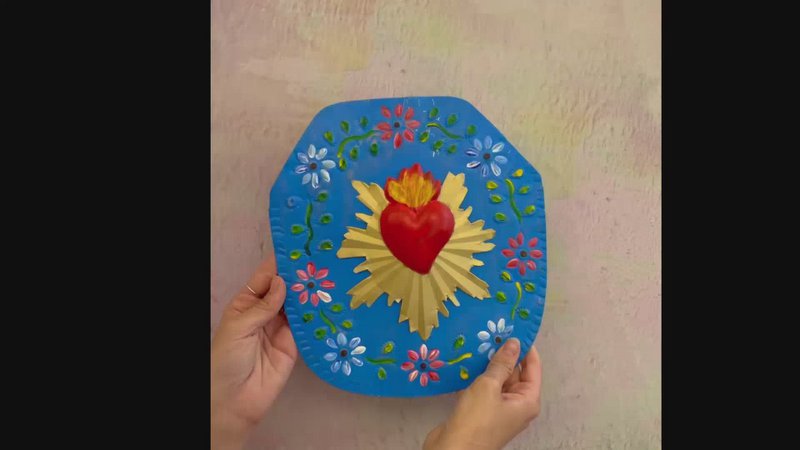 Placca Floreale Ex Voto