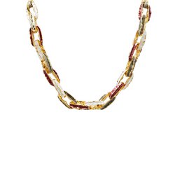 Irregular Enameled Geometric Necklace - SW24100A139
colors: blue, caffe
materials: enamel
style: geometric, irregular
shape: irregular, round
This irregular enameled geometric necklace features a unique and eye-catching design with a mix of blue and caffe enamel accents. The irregular shape and geometric patterns create a modern and stylish look that would complement a variety of outfits.