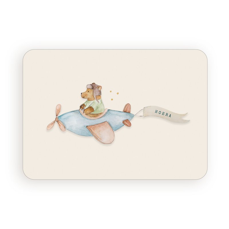 Postcard (A6) Beer Airplane