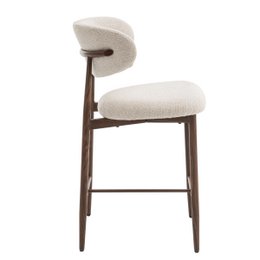Bar chair Celia Beige Walnut