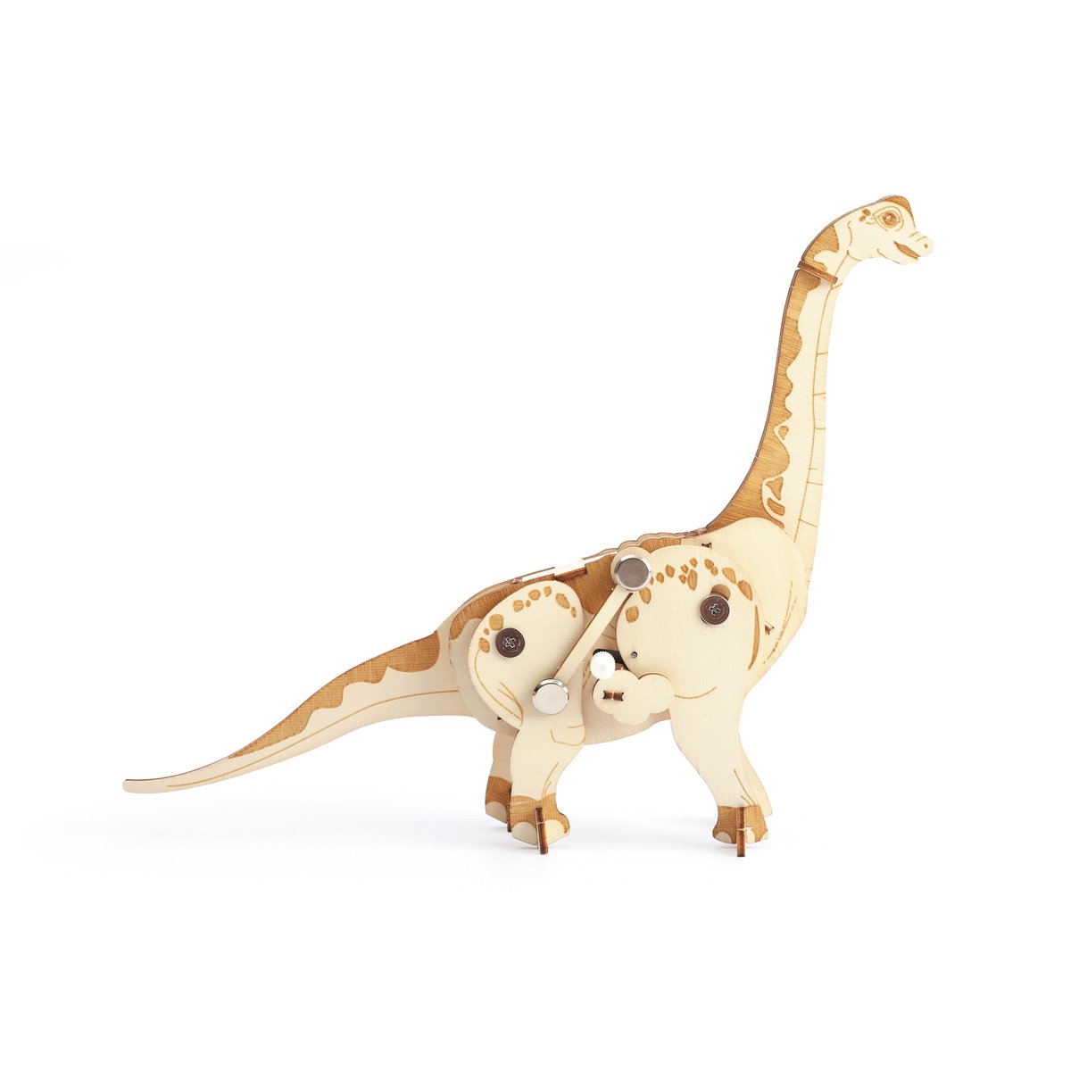 WOODEN MODEL 3D MECHANICAL DIPLODOCUS