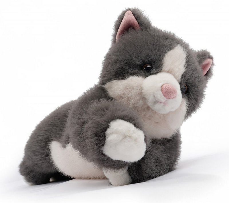 One Love Plush Toy - Cat Scout Gray and White